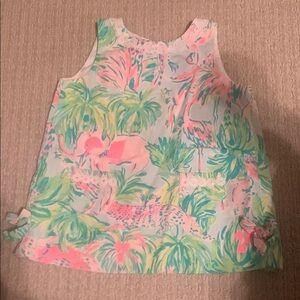 Lilly Pulitzer Pink and Green Tropical Tank Top
